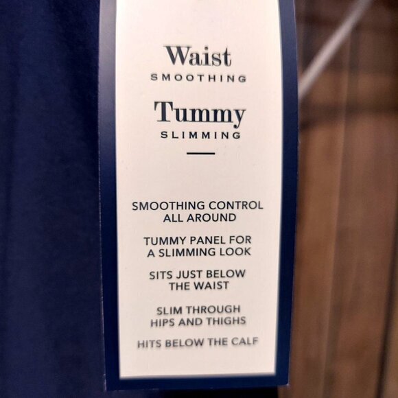 Charter Club Women's Petite Navy Blue Chelsea Pull-On Capri Pants - Picture 7 of 9